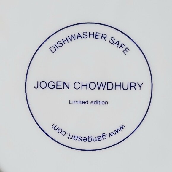 Set of Four Ganges Gallery Indian Artist Jogen Chowdhury Salad Plates - Picture 4 of 5